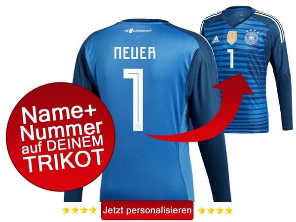 Das neue DFB Trikot von Manuel Neuer bestellen
