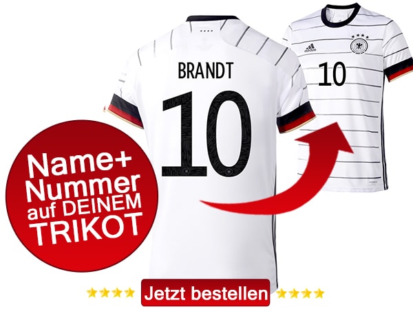 Julian Brandt mit der Nummer 10 auf dem DFB-Trikot 2020.