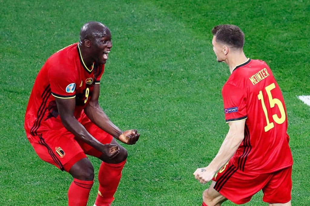 Lukaku jubelt bei der EM 2021 (Foto AFP)